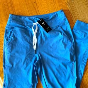 Cloudful® Air High Waisted Drawstring Side Pocket Plain Full Length Joggers × 1